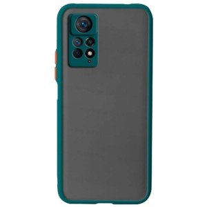 Capa Dual Mate Xiaomi Redmi Note 11 Verde+Laranja