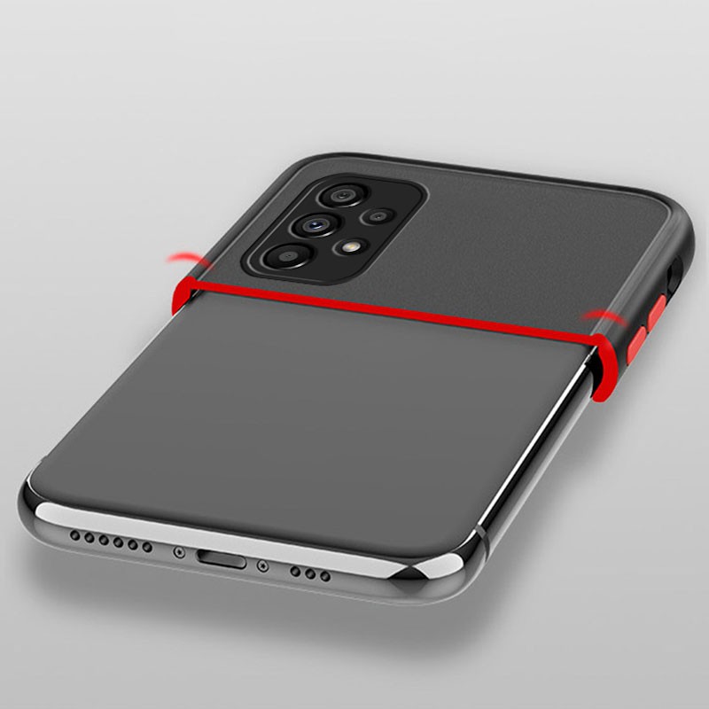 Funda Dual Mate Samsung Galaxy A33 5G A336 Negro+Rojo - Ítem7