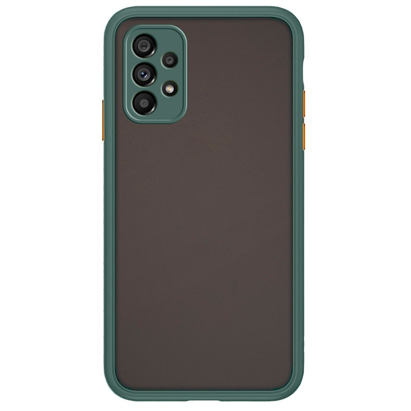 Coque Dual Matte Samsung Galaxy A33 5G A336 Vert+Orange - Ítem