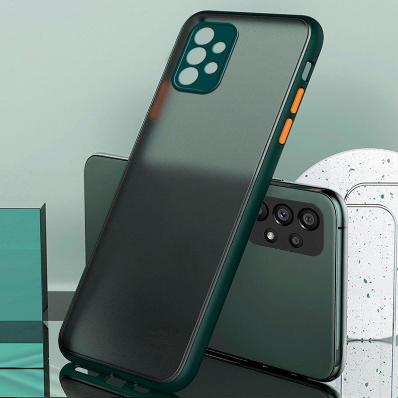 Coque Dual Matte Samsung Galaxy A33 5G A336 Vert+Orange - Ítem2