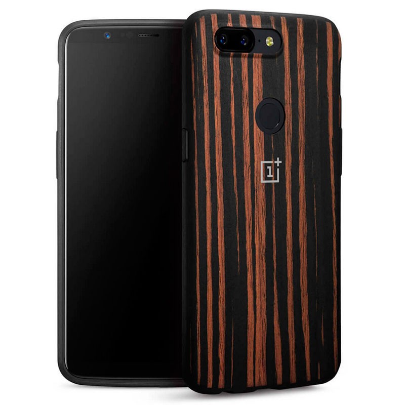 Capa Ebony Wood original para Oneplus 5T