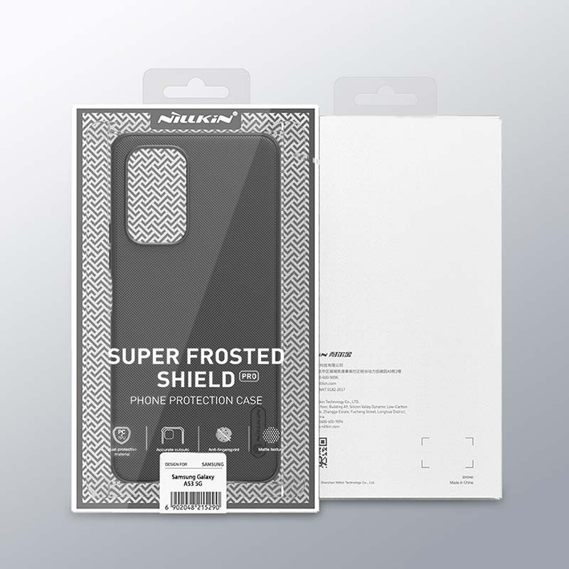 Coque en caoutchouc Frosted Nillkin pour Samsung Galaxy A53 5G Noir - Ítem6