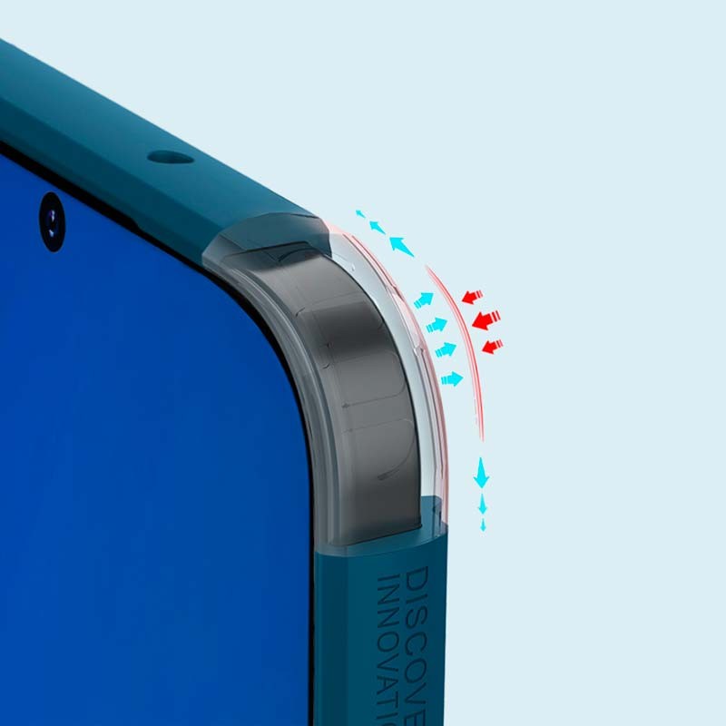 Capa de borracha Frosted de Nillkin para Samsung Galaxy S22 Azul - Item5
