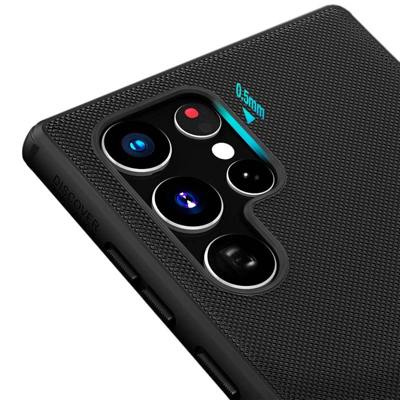 Funda de goma Frosted de Nillkin para Samsung Galaxy S22 Ultra Negro - Ítem5