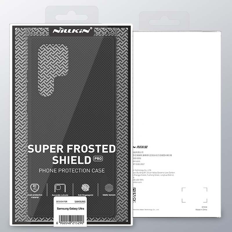 Coque en caoutchouc Frosted Nillkin pour Samsung Galaxy S22 Ultra Noir - Ítem6