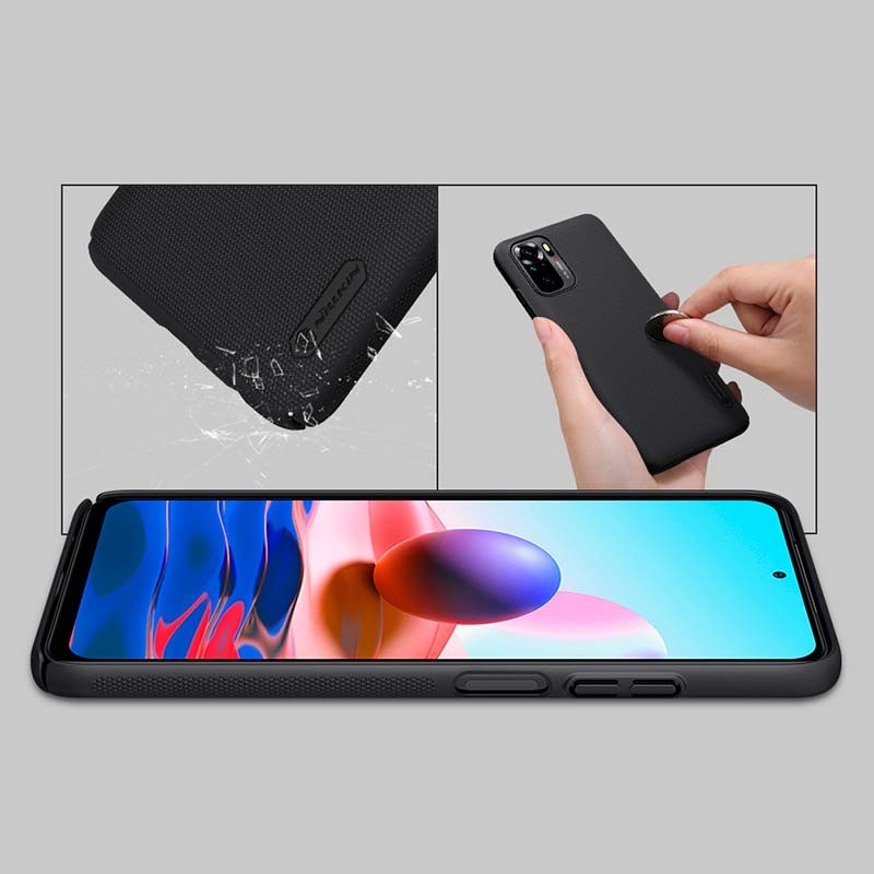 Coque en caoutchouc Frosted Nillkin pour Xiaomi Redmi Note 10 / Redmi Note 10S - Ítem4