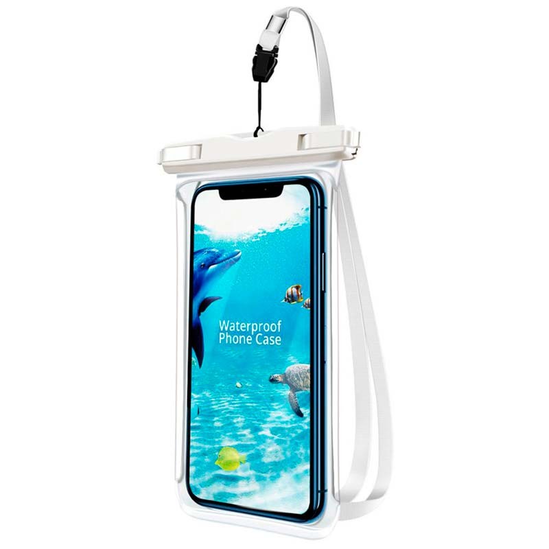 Coque Fine Bleu imperméable étui pour téléphone Portable - Unotec