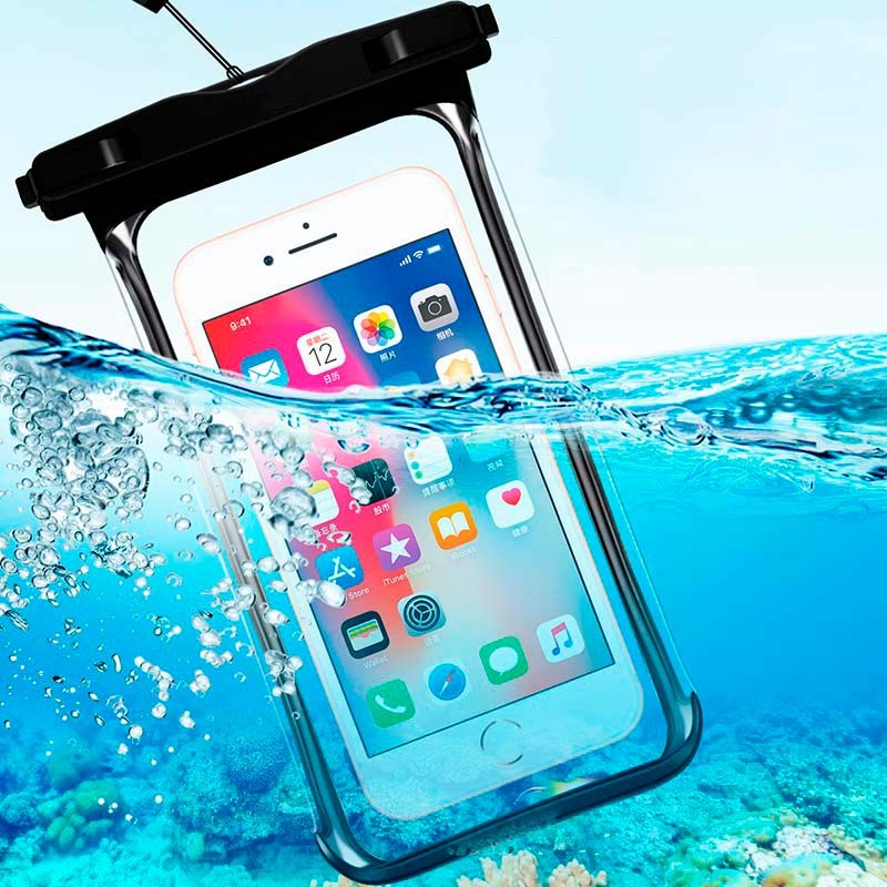 Coque Fine Bleu imperméable étui pour téléphone Portable - Unotec