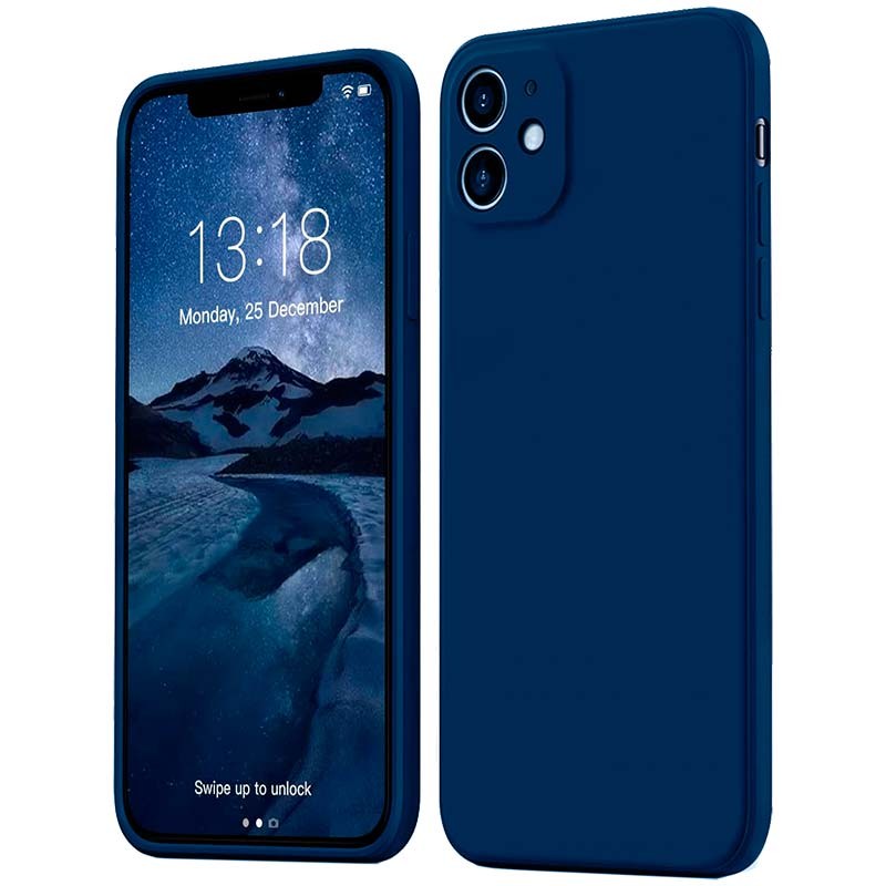 Coque iPhone 11 Square Liquid Premium Bleu - Ítem