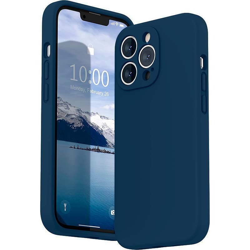 Funda iPhone 13 Pro Max Square Liquid Premium Azul - Ítem