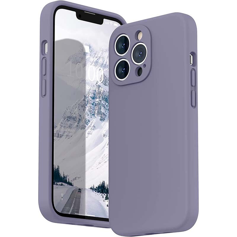 Funda iPhone 13 Pro Max Square Liquid Premium Lavanda - Ítem