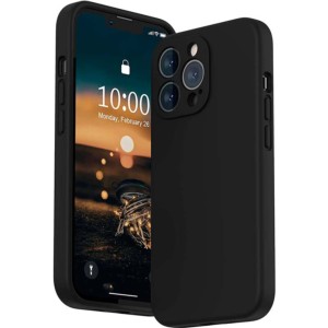 Coque Square Liquid Premium noir pour iPhone 13 Pro Max