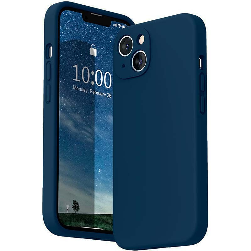 Coque iPhone 13 Square Liquid Premium Bleu - Ítem