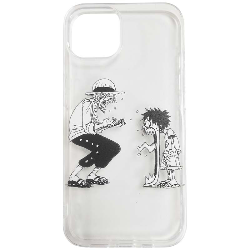 Funda de silicona iPhone 14 One Piece Luffy y Sanji - Ítem