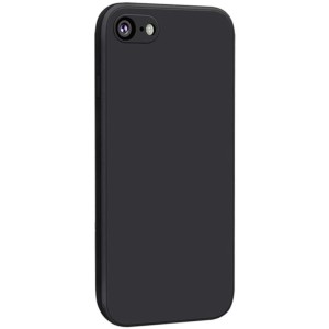 Coque iPhone SE 2022 / SE 2020 / iPhone 8 / iPhone 7 Square Liquid Premium Noir