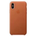 Capa de pele para iPhone XS Max Castanho-caramelo - Item