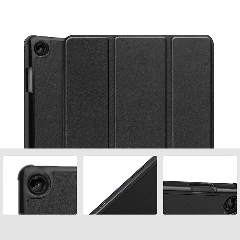 SDTEK Funda Para Lenovo Tab M10 3rd Gen 10.1 (TB328FU) Soporte Resistente  Negro