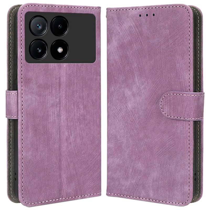 Étui violet de type livre 360º Protection pour Xiaomi Poco F6 Pro 5G - Ítem