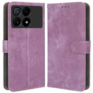 Étui violet de type livre 360º Protection pour Xiaomi Poco F6 Pro 5G