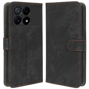 Étui noir de type livre 360º Protection pour Xiaomi Poco F6 Pro 5G