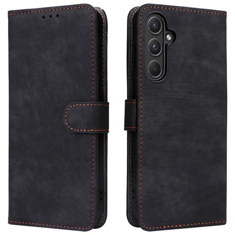 Capa preta 360º Protection tipo livro para Samsung Galaxy A35 5G - Item