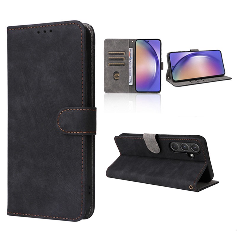 Capa preta 360º Protection tipo livro para Samsung Galaxy A35 5G - Item1