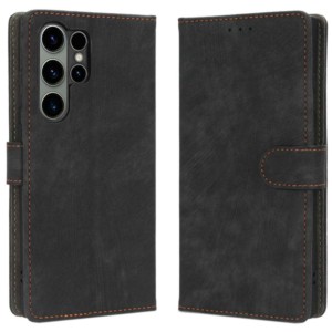 Capa preta 360º Protection tipo livro para Samsung Galaxy S24 Ultra 5G