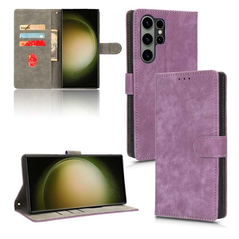 Capa roxa 360º Protection tipo livro para Samsung Galaxy S24 Ultra 5G - Item1
