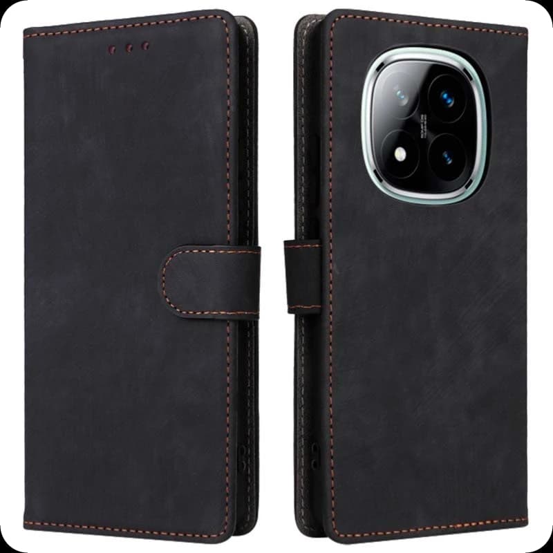 Funda libro 360º Protection Xiaomi Redmi Note 14 Pro Plus 5G Negro