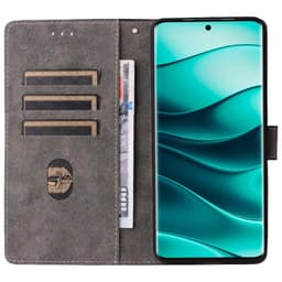 Funda negra 360º Protection tipo libro para Xiaomi Redmi Note 13 Pro+ 5G - vista interior