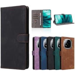 Funda negra 360º Protection tipo libro para Xiaomi Redmi Note 13 Pro+ 5G - vista detallada