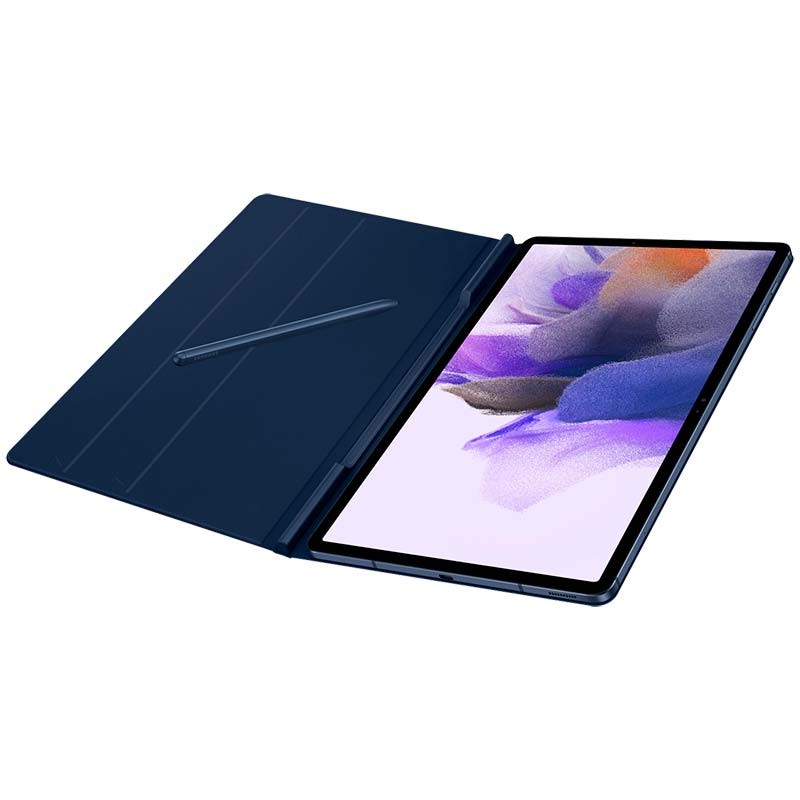 Capa livro Samsung Galaxy Tab S7+/S8+/S7 FE Azul Marinho - Item4