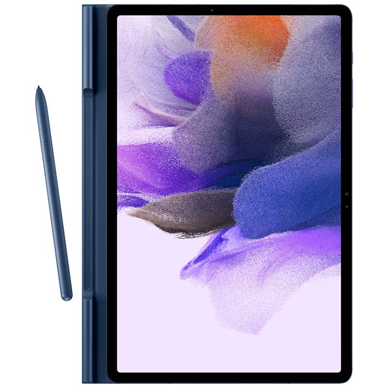 Capa livro Samsung Galaxy Tab S7+/S8+/S7 FE Azul Marinho - Item5