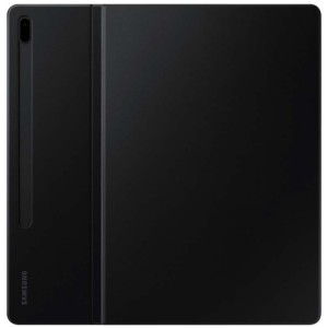 Funda negra tipo libro para Samsung Galaxy Tab S7+