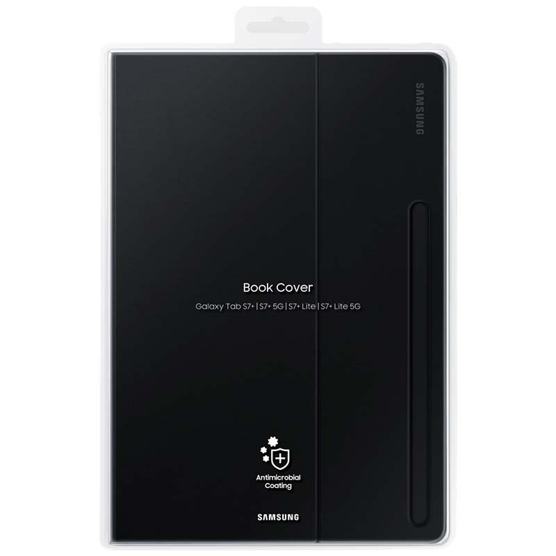 Coque pochette Samsung Galaxy Tab S7+/S8+/S7 FE Noir - Ítem8