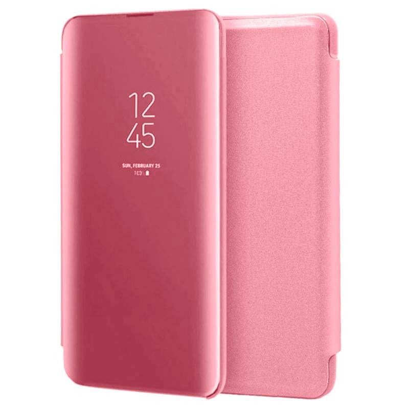 Capa tipo livro Smart Mirror para Samsung Galaxy S23 FE Rosa - Item