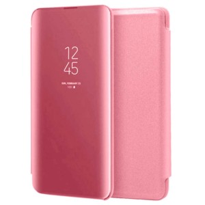 Capa tipo livro Smart Mirror para Samsung Galaxy S23 FE Rosa