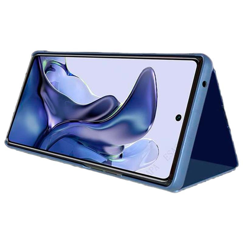 Funda libro Smart Mirror Xiaomi 11T / 11T Pro Azul - Ítem4