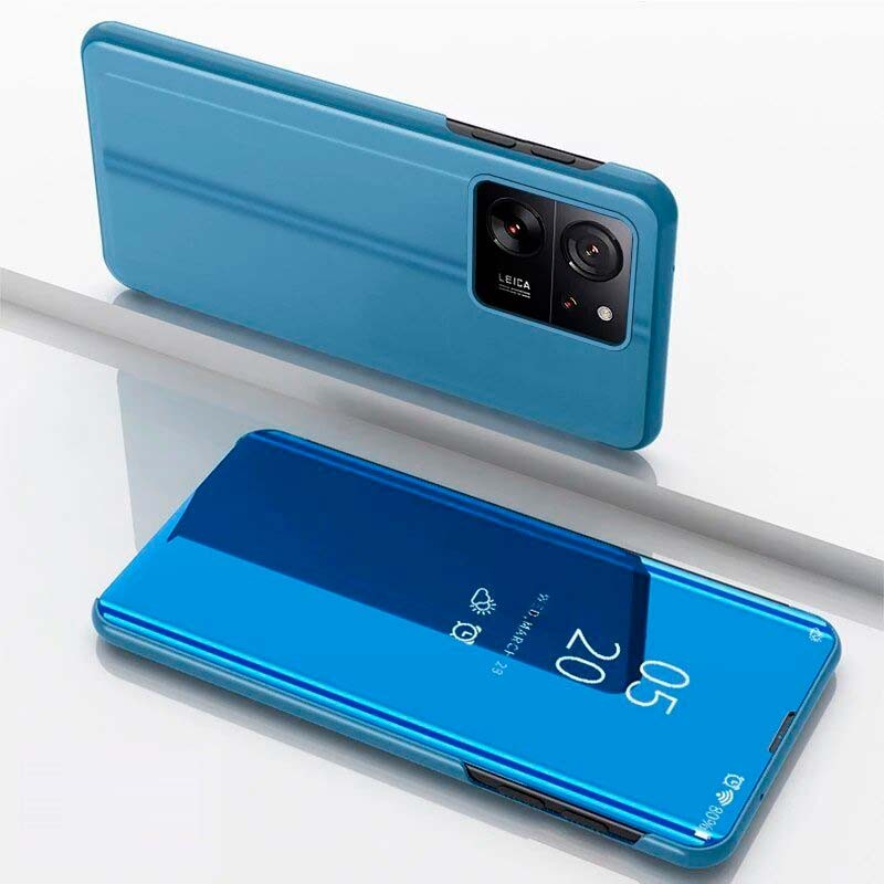 Capa tipo livro Smart Mirror para Xiaomi 13T Azul - Item1
