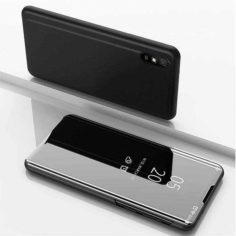 Coque pochette Smart Mirror Xiaomi Redmi 9A / Redmi 9AT Noir - Ítem1