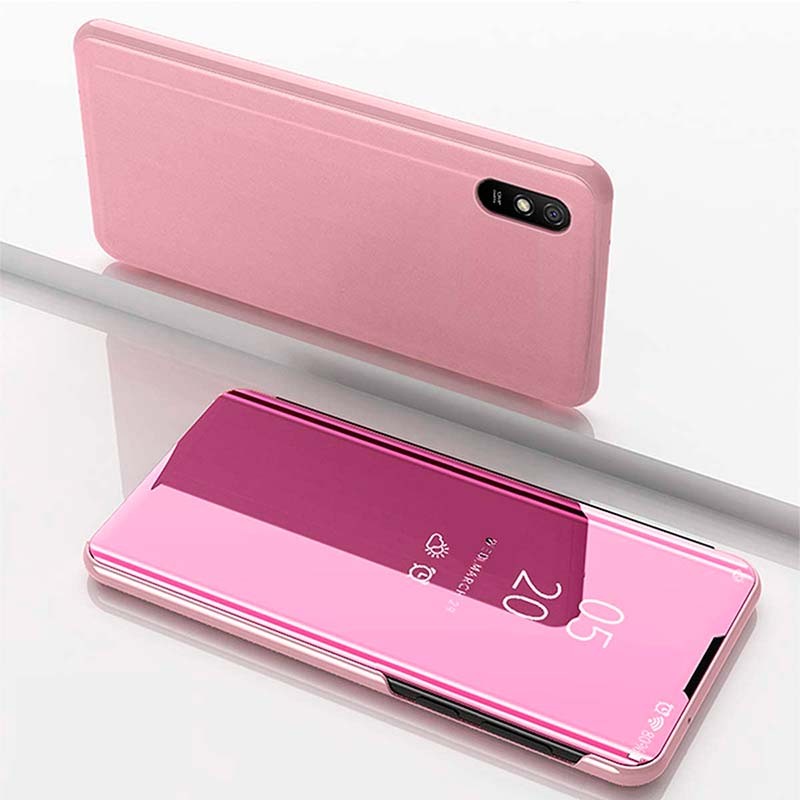 Coque pochette Smart Mirror Xiaomi Redmi 9A / Redmi 9AT Rose - Ítem1