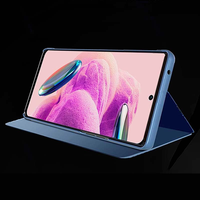 Capa tipo livro Smart Mirror para Xiaomi Redmi Note 12S Prateado - Item2
