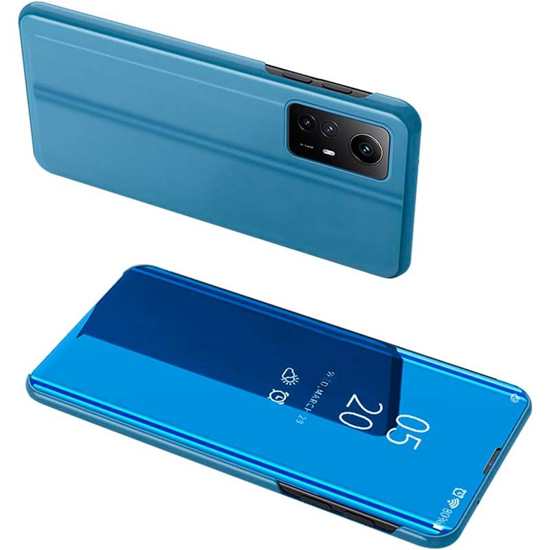 Capa tipo livro Smart Mirror para Xiaomi Redmi Note 12S Azul - Item1
