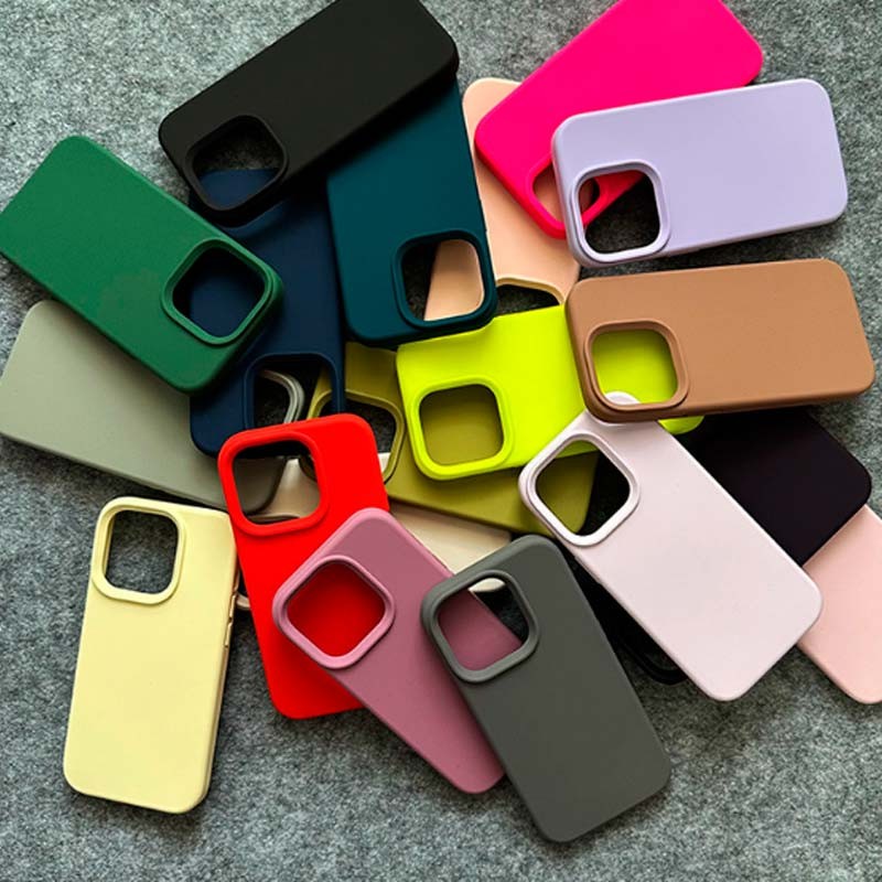 Funda de silicona semi-rígida Liquid Premium amarilla para iPhone 14 Pro - Ítem5