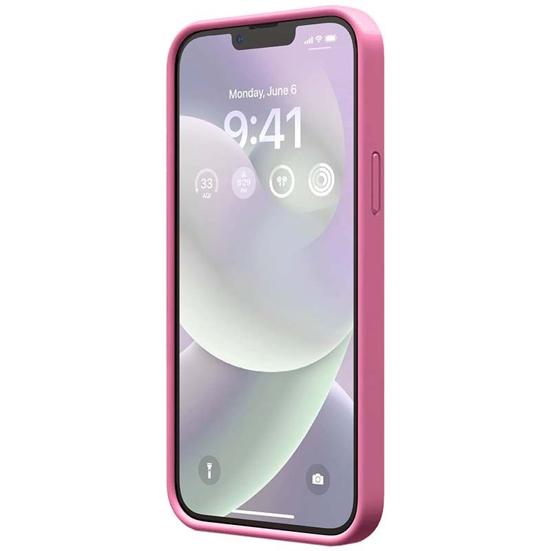 Capa de silicone semi-rígida Liquid Premium lilás para iPhone 14 - Item1