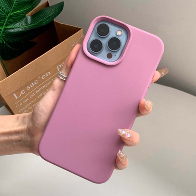 Funda de silicona semi-rígida Liquid Premium lila para iPhone 14 Pro - Ítem3