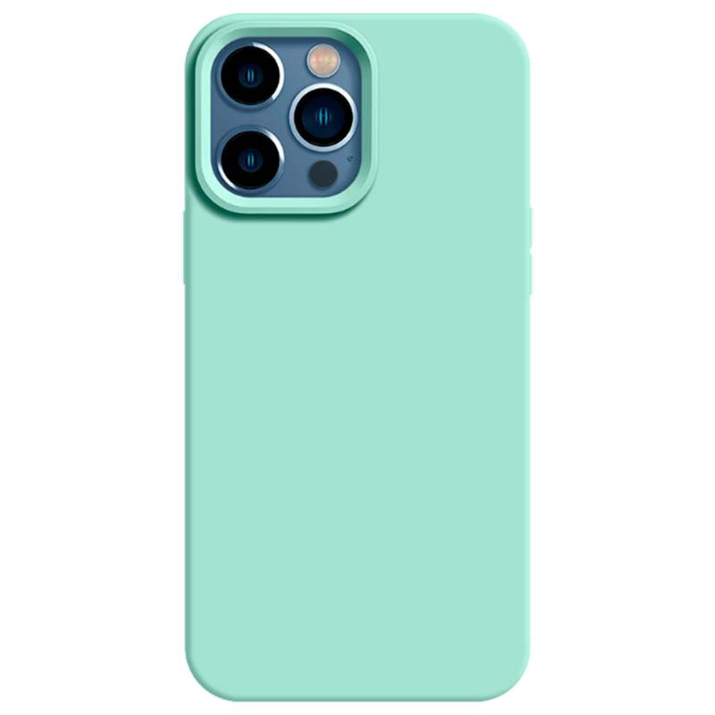 Funda de silicona semi-rígida Liquid Premium turquesa para iPhone 14 Pro - Ítem