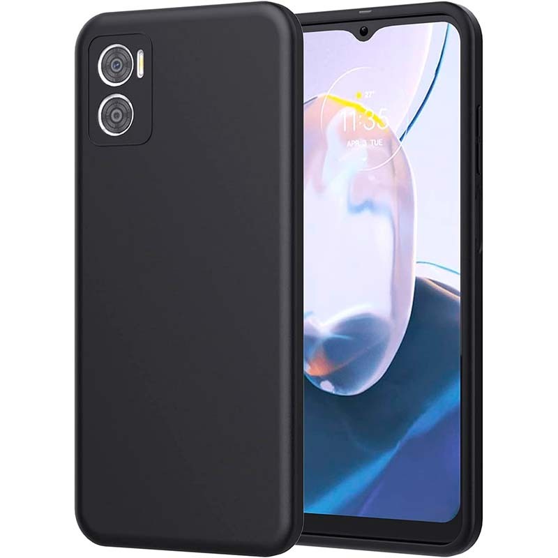 Coque Square Liquid Premium noir pour Motorola Moto E22 - Ítem