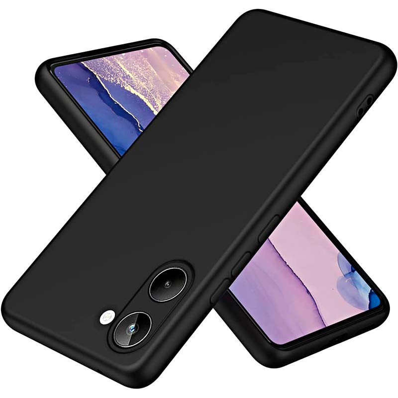 Funda Realme 10 Square Liquid Premium Negro - Ítem1