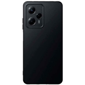 Coque Square Liquid Premium noir pour Xiaomi Poco F5